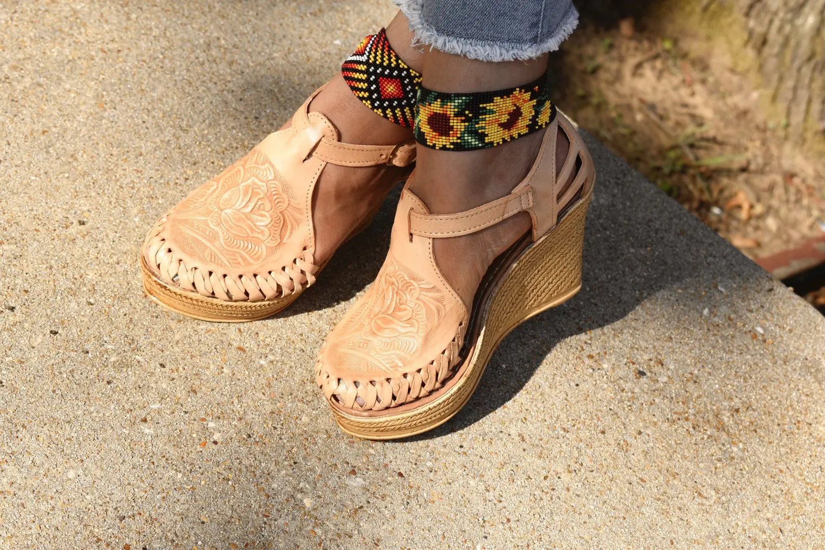 Huarache Mexican Style Boho Hippie All Sizes High